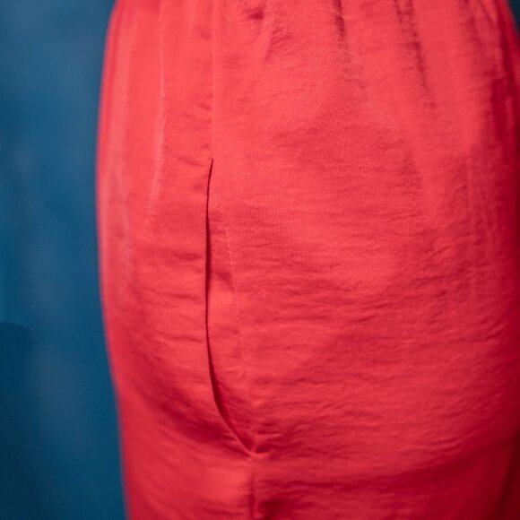 BCBGMAXAZRIA Strapless Ruffle-Top Red Berry Dress – Size XXS – Mini Dress - Picture 5 of 7